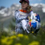 Rachel Atherton Instagram - First Race of 2023 😍 New @enduraofficial kit ✅ Special new helmet design ✅ Track walk ✅ Bike rebuild ✅ Suspension setup ✅ Warm up ✅ I just can’t believe I’m here really!! Amazing to be back with the team @athertonracing & the most amazing part is getting my bike looked after by everyone 😂 & food cooked 😍 Today was about getting ready for practice tomorrow & switching on my racer head! I’m so lucky my mum is here to look after arna so I can try to focus ❤️ it’s so strange switching mindsets! Thanks for all the love & messages, feeling nervous but remembering: safety first!! 😋 @nathhughesphoto 🙏🏽👌