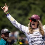 Rachel Atherton Instagram - 🤯40th World Cup win baby! What the actual heck!!!! Feels so surreal, it just won’t sink in, it feels like a dream! ⭐️❤️⭐️❤️⭐️❤️ Such a Massive team effort to make this race, let alone to win! Thanks to everyone for helping me @athertonracing @ mum @alanmilway @athertonbikes @conti_mtb @redbull #mumsrule #40 #ucimtbworldcup @nathhughesphoto photos