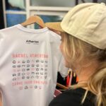 Rachel Atherton Instagram - My T- Shirt re-stock 🥰🥺😝You guys seemed to Love them at Fort William which was so rad ❤️ 40 wins Band Style // or 40 crowns Adult & kids ❤️ we’ve finally ordered more sizes & you can find them on the @athertonbikes website under “Gear” Link in bio ✌️ @dora_rgb helped design these and I love them ❤️ Felt weird to make a T shirt blowing my own trumpet but then I just thought, YOLO 😂 Thanks so much Dora, for creating the crown 👑 vibe so perfectly ❤️👑❤️🌈 If you order now they should be with you before CRIMBO / Christmas ❤️ Carve your own path.