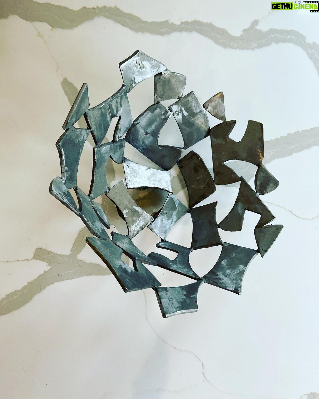 Rachel Nichols Instagram - My extremely talented friend (of over 25 years!) has FINALLY joined Instagram to showcase his amazing work. I have one of his very early pieces (featured in this post) displayed in my home. Please check him out: @jamisonymetalworks