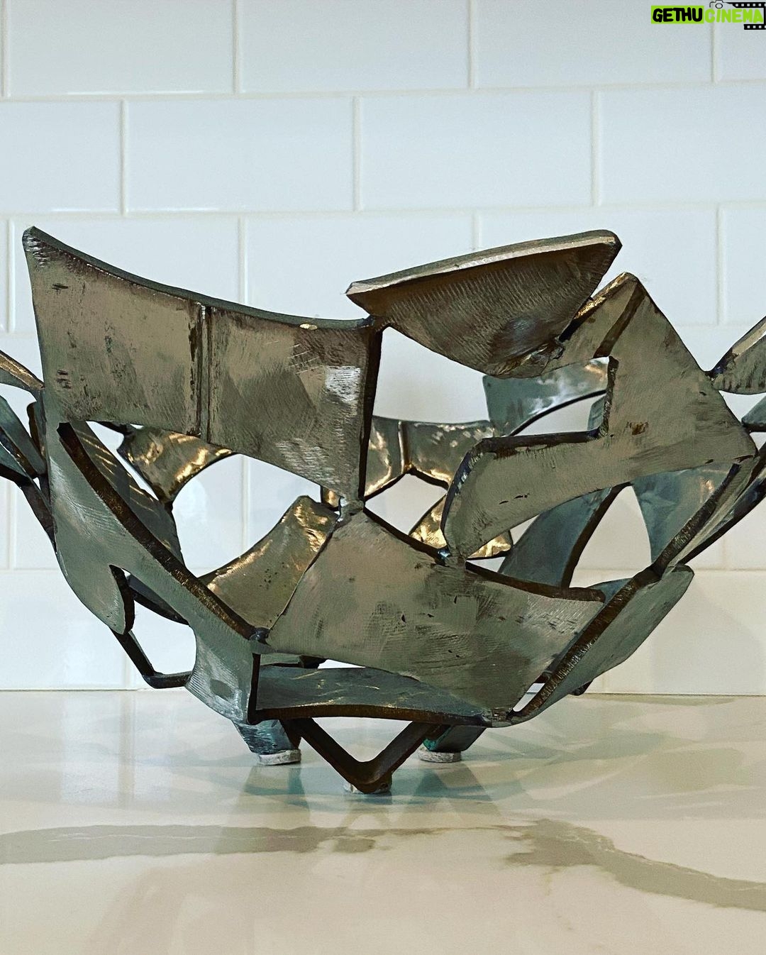 Rachel Nichols Instagram - My extremely talented friend (of over 25 years!) has FINALLY joined Instagram to showcase his amazing work. I have one of his very early pieces (featured in this post) displayed in my home. Please check him out: @jamisonymetalworks