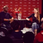 Rachel Nichols Instagram - What a fun evening it was! Thank you @omariakilnewton for inviting me into your house (@vancouverfilmschool) for a night of chatting, laughing and conversation. I had a wonderful time! Your students are both lovely and amazing. This is me inviting myself back, FYI…🤷🏼‍♀️.