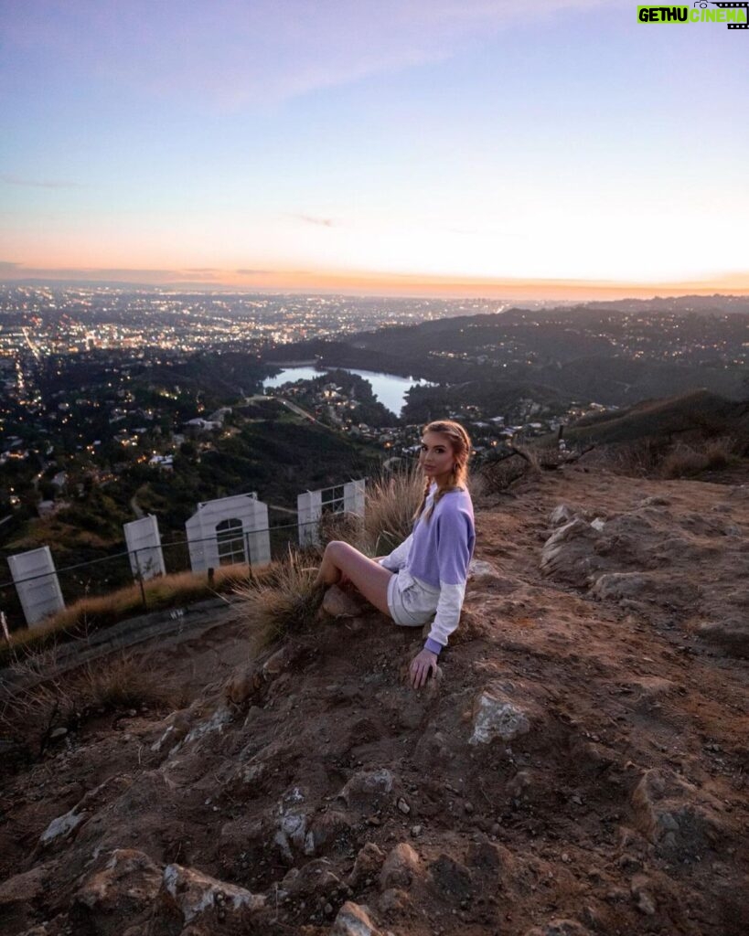 Raelynn Harper Instagram - trippin over this view Hollywood Sign Hike