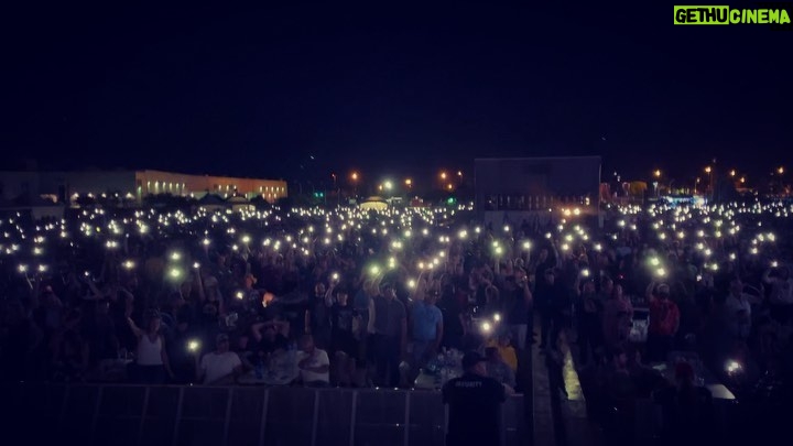 Raine Maida Instagram - I promised I would share this . Man of my word. It was a beautiful thing we had last night @togetheragainfestival . Appreciate you all for lighting up the night. #balladofapoet#gordownie Edmonton, Alberta