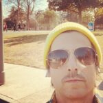 Raine Maida Instagram - As this slow motion nightmare continues I’ll take this.... Morning at park watching @rowmaida hoopin while listening to @raptors pull out a W over Pacers Los Angeles, California