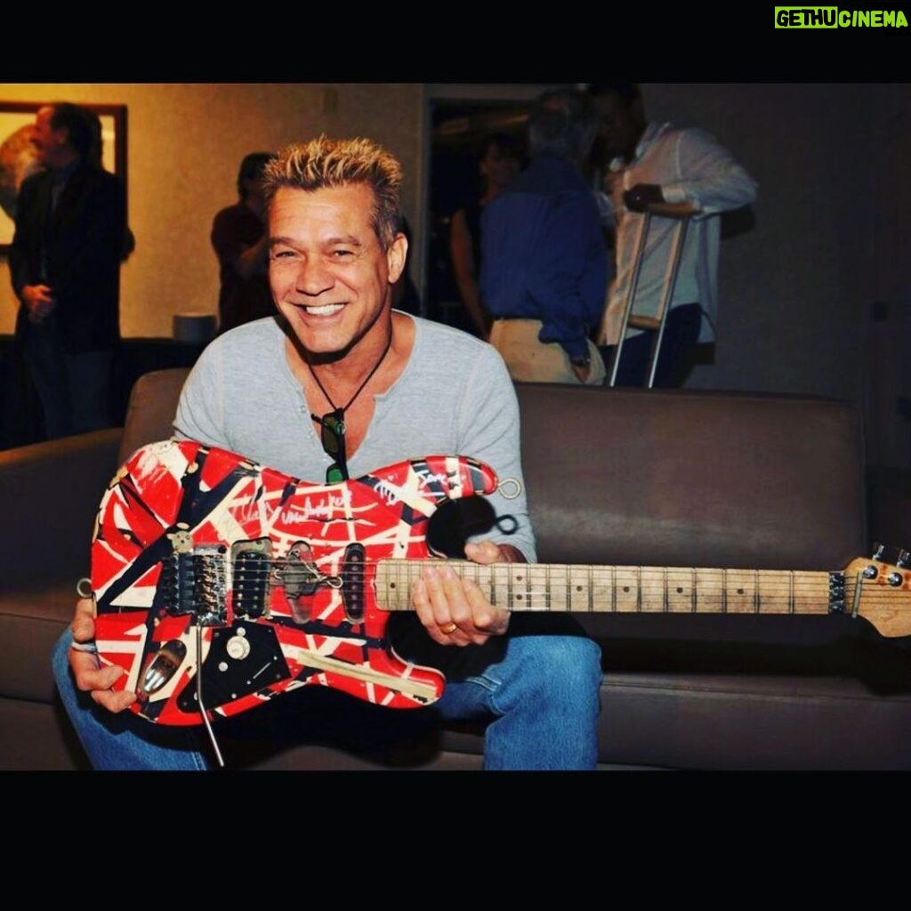 Raine Maida Instagram - Incredibly sad to hear of Eddie Van Halen’s passing. We spent an incredible summer with Van Halen supporting them on their Balance tour across America. 55 shows in 1995. Eddie instilled a work ethic & perfectionism that we could only aspire to. He came into catering always with a guitar on. Hit the stage 3 hours before the other guys joined for soundcheck & never missed a note night after night . Alex, Sammy & Michael we’re all equally talented but none took the details as seriously as Eddie. I will never forget the day Sammy & I disagreed about my role as a frontman & kicked us off the tour in Texas only to learn Eddie & Alex had our backs & kept us on. We watched their show from the stage every night. I Don’t know if i ever told Eddie the first concert i ever saw was Van Halen at Maple Leaf Gardens with my cousin Nick on their 1984 tour. Ed’s musical legacy can’t be touched. True original in every sense. Musical genius who always let the song rule. Rare. So much more i could express...this is all stream of conscious as i absorb this sad reality. Los Angeles, California