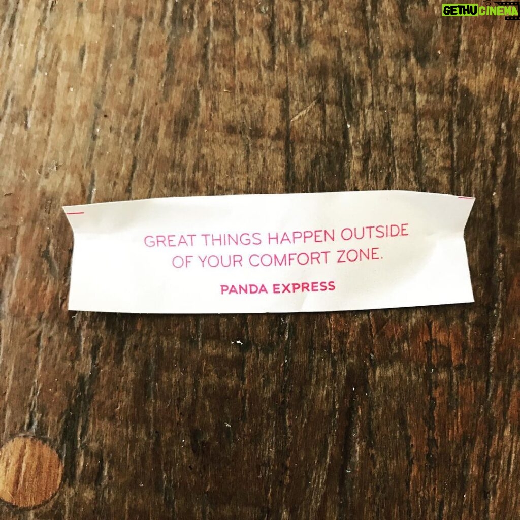 Raine Maida Instagram - Had an old fortune cookie for breakfast today. Found this. Panda ain’t playing... we’re all out of our comfort zones right about now. Which side of history we end up on is up to each of us individually but collectively is where the change becomes foundational. There is nothing like an idea who’s time has come. Apathy isn’t just boring, it’s inexcusable in this moment. Los Angeles, California