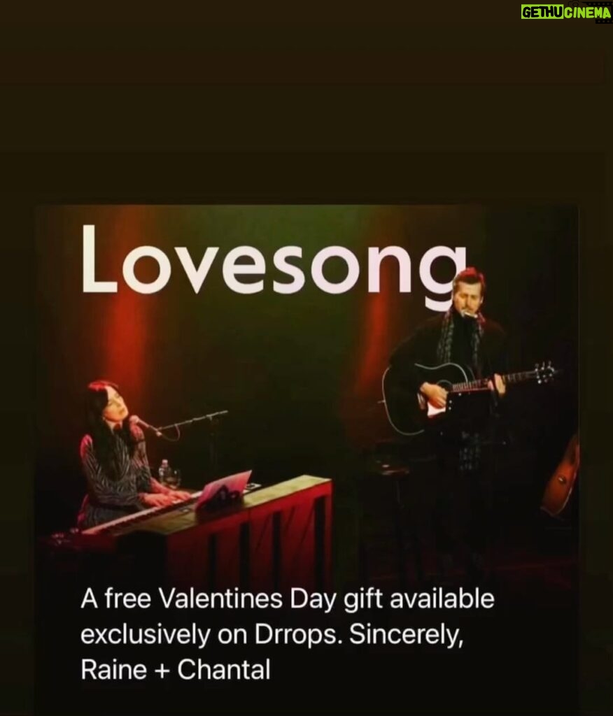Raine Maida Instagram - Happy VDay. ❤️🖤♥️ We’ve released an exclusive dwnld of our version of The Cure’s Lovesong. Grab it for free through link in bio while you can. Not available on any streaming platforms. Only for you on Drrops.xyz for a limited time. We hope you enjoy this slow jam version. Los Angeles, California