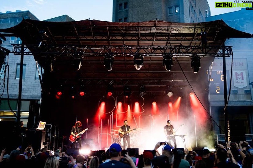 Raine Maida Instagram - Photo dump from halftime performance at the @montrealalouettes game 📸 @jessedimeo Montreal, Quebec