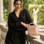 Raisa Andriana Instagram – Stepping into the day with confidence, grace, and a touch of sparkle #LVCapucines
