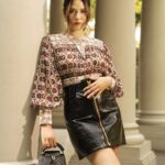 Raisa Andriana Instagram – Stepping into the day with confidence, grace, and a touch of sparkle #LVCapucines