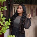 Rajisha Vijayan Instagram - Twirl, swirl and shine like a pearl! 🖤 Outfit: @bunastudio Styling: @styledbysmiji Photography: @jiksonphotography Glam: @laxmi_saneesh Assisted by : @siraj_saleem_