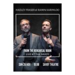 Ramin Karimloo Instagram - Straight from the beautiful @ilrossetti in #trieste @hadleyfraser and I are thrilled that in less than two weeks we will be in #london at the iconic @savoytheatreldn with our ‘From The Rehearsal Room’. Ticket link in bio. @atg_tickets