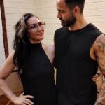 Ramin Karimloo Instagram - Christmas is always the time for Family Traditions! Our spooky wishes to you all ! #christmas #addamsfamily #gomezandmorticia #addams #gomez #morticia #wednesdayaddams #Wednesday