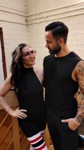 Ramin Karimloo Instagram - Christmas is always the time for Family Traditions! Our spooky wishes to you all ! #christmas #addamsfamily #gomezandmorticia #addams #gomez #morticia #wednesdayaddams #Wednesday