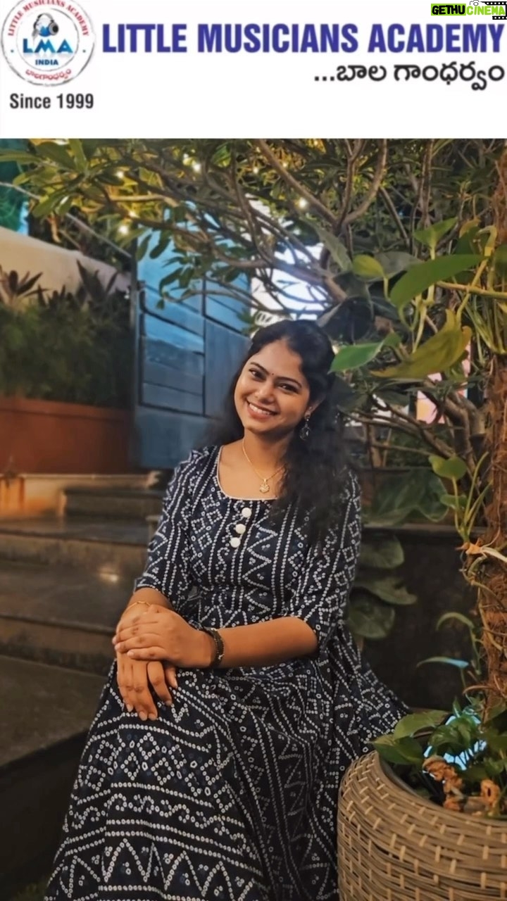 Ramya Behara Instagram - Wishing our Little Musicians Academy a very happy Silver Jubilee ✨❤️ ‘Sakhiya’ is one of my favourite compositions of Ramachary sir .. written beautifully by kalaga Krishna Mohan garu . #lma #littlemusiciansacademy
