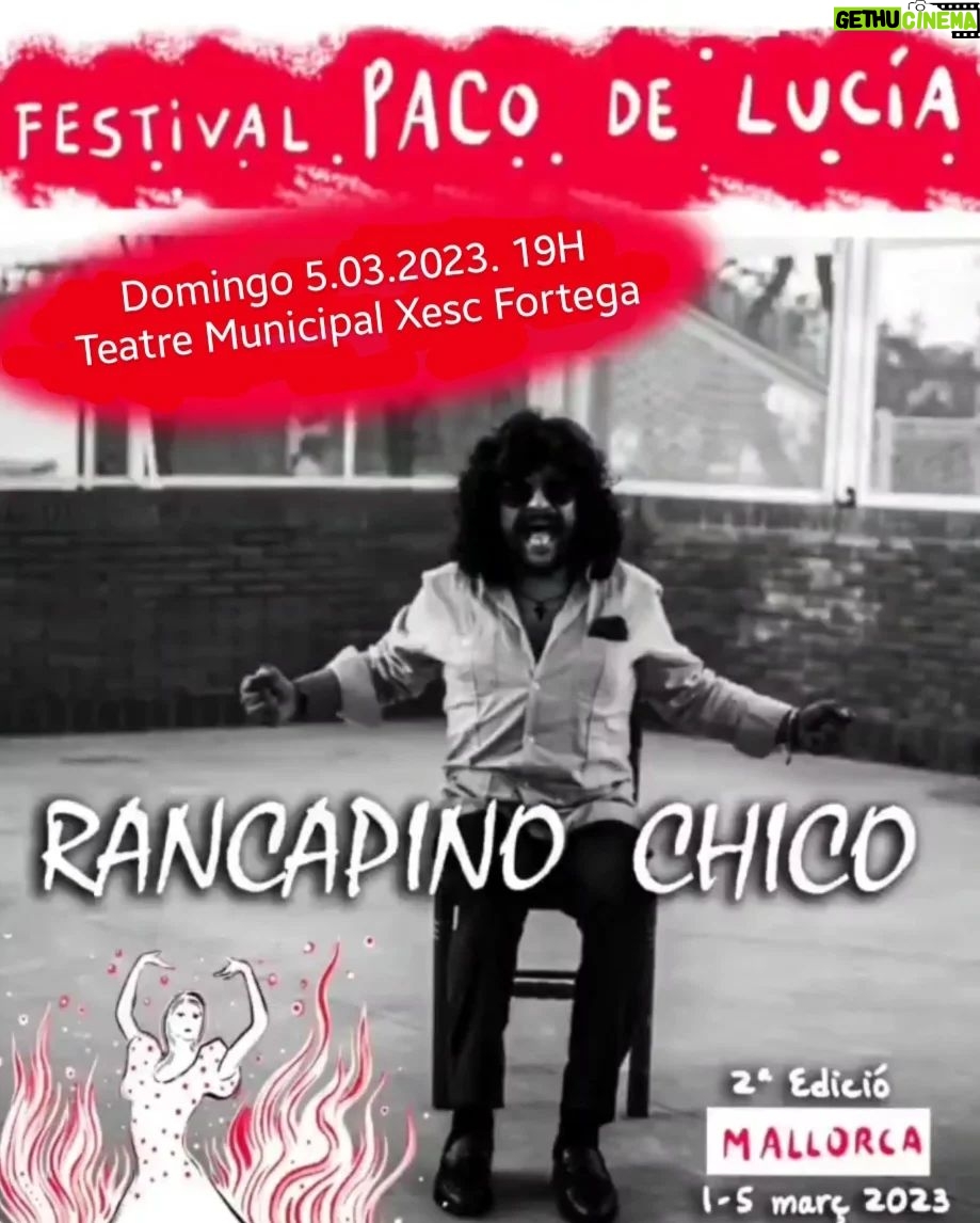 Rancapino Chico - 545 Likes - Próxima parada PALMA DE MALLORCA...
"HIJO DEL CANTE"...
Con muchísimas ganas!!! ❤️🌲🤗
Aquí toda la información..
https://www.culturalpalma.com/es/Conciertos/ii-festival-de-flamenco-paco-de-lucia-rancapino-chico-teatre-municipal-xesc-forteza-palma/