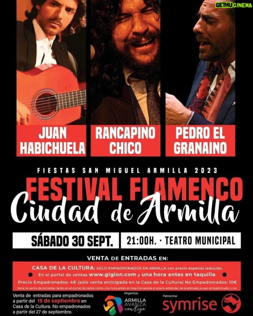 Rancapino Chico Instagram - 30/ Sep destino Armilla junto a un gran elenco.. Al toque: Diego Amaya. ❤️🌲🤗