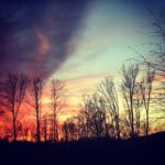 Randy Harrison Instagram - Sunset, Crozet Virginia. "There's a fire in the forest It's taking down some trees When things are overwhelming I let them be" David Sylvian Crozet, Virginia