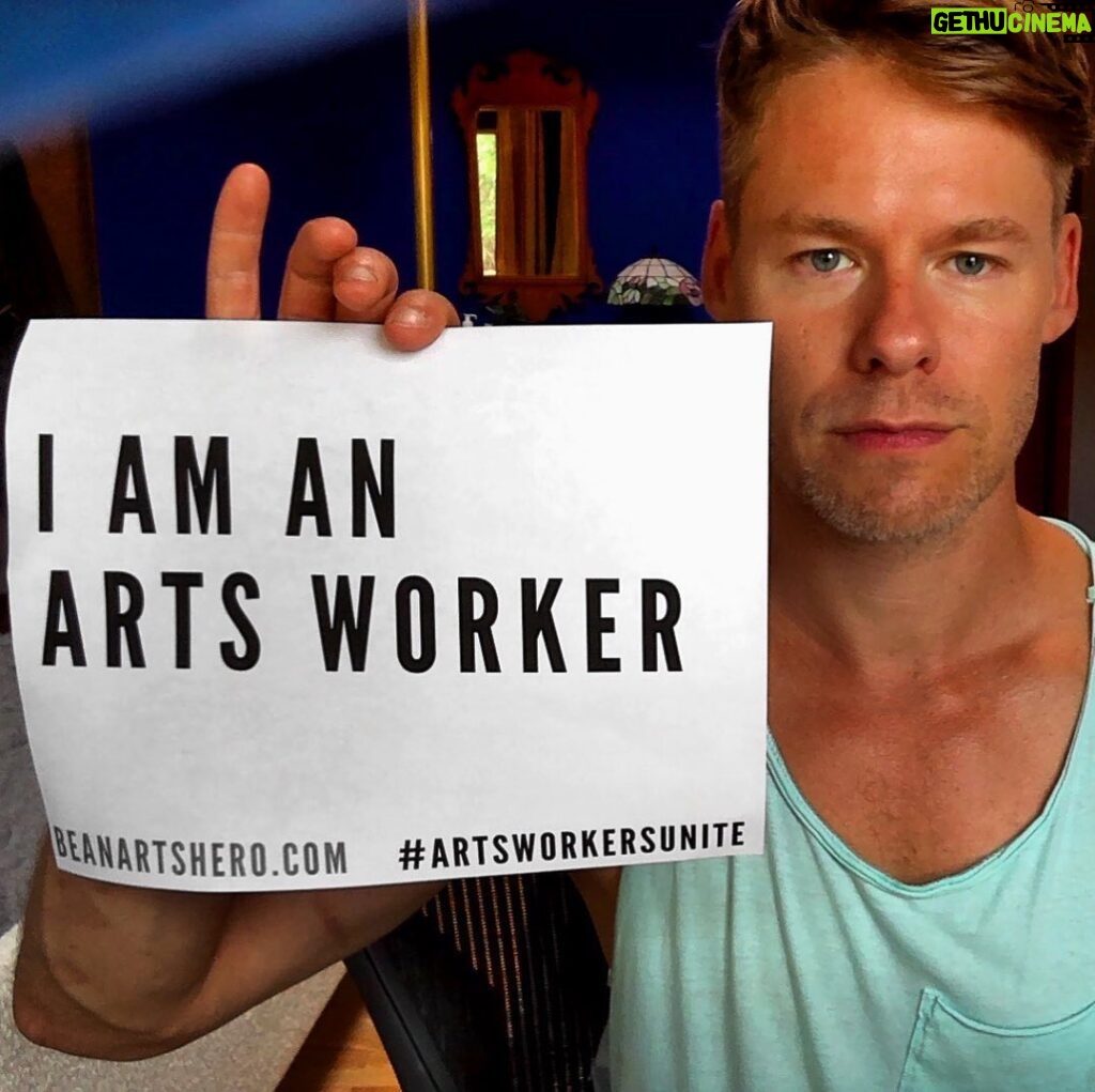 Randy Harrison Instagram - I am an arts worker: for the past two decades I’ve made my living almost entirely in live not-for-profit theatre. My industry has been decimated by Covid-19. Please join me, other arts workers and arts supporters in calling for proportionate relief to the Arts & Culture sector of the American economy. Go to the link in my bio for useful information including how to help. Let’s keep our institutions solvent until we can get back to work. #artsworkersunite #savethearts #beanartshero