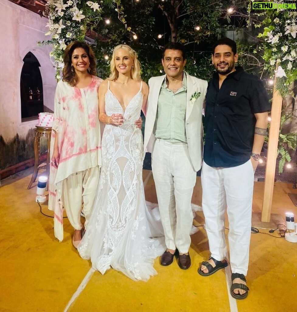 Ranjini Haridas Instagram - Congratulations you guys.Here's to a lifetime full of happiness and love.❤ @iamedgarpinto and @kiwi.bree #happilyeverafter #loveconquersall #❤