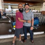 Ranjini Haridas Instagram - Time to say tata to the Brother !!!👋@sreepriyan @salithrashnad @haridassujatha #willmissya #seeyousoon #❤️