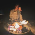Ranjini Haridas Instagram - Happy Camper 😬 #dubaidiaries #desertcamp #campfire #underthestars
