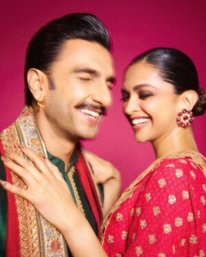 Ranveer Singh Instagram - May Bappa’s divine presence fill your home with love and positivity ♥️🧿🙏🏽✨ Happy Ganesh Chaturthi! @deepikapadukone