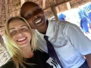 Raquelle Stevens Instagram - Spent the week in Kenya with @selenagomez & the most amazing team @wemovement. I will forever remember the beautiful people we met. I learned so much and was reminded that no matter where I am whether at home or anywhere in the world the greatest gift in life is being able to connect with people. I was again reminded that no matter where we live or what our background is we are all connected through our humanity. During one of our afternoons we had the opportunity to bead jewelry with a group of local mamas. Even though we didn’t speak the same language, we had the best time together and were able to connect through eye contact, smiles, laughter, and hugs. We also visited two of the WE schools. The secondary girls school and the WE college where we were moved by the stories we heard, and inspired by the intelligent, confident girls we got to spend time with. I learned that attending secondary school is a huge privilege with only 41% of girls attending. The girls we spoke with are so grateful for the opportunity to learn and we need to see this number increase. I will cherish these moments and all the other moments had during this past week. I leave remembering that we all want the same things. That is to be seen. To love and be loved. And to live in a world where we all have the access we need to achieve our dreams, build a life we are proud of, and to leave a better world for future generations. ❤️