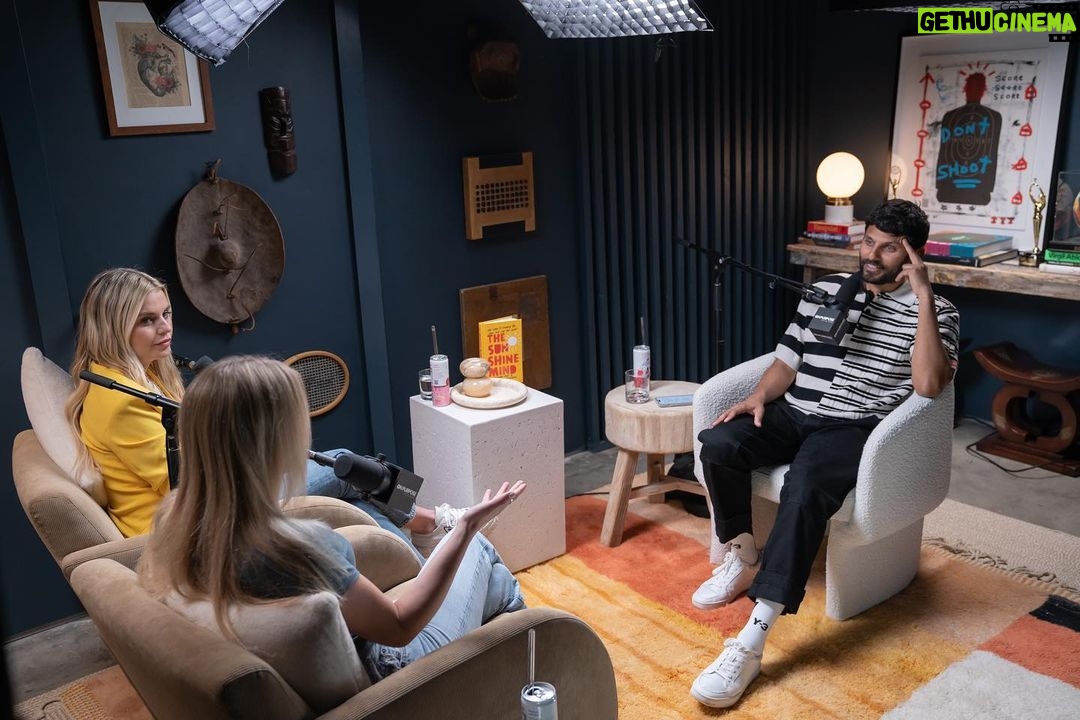 Raquelle Stevens Instagram - Our podcast episode with @jayshetty is out now! Thank you, Jay for having us on to discuss our new book! 🎙️☀️