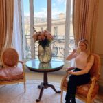 Raquelle Stevens Instagram – Happy place ☕️💞 Ritz Paris