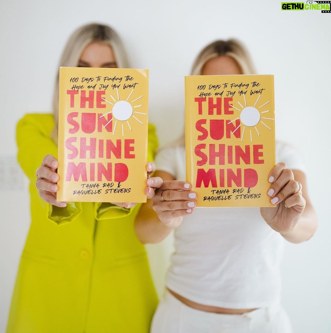 Raquelle Stevens - 18.2K Likes - I am so excited to announce I have a book coming out with my amazing friend @tanyarad !! This past year we have put so much love and thought into our writing and I’m so grateful to see it all come to life. ☀️🙏🏻😭
We hope The Sunshine Mind becomes a best friend for you. We hope it brings you steadiness. We pray it restores hope in your heart in the places where you may have lost it. We pray that this book – and the sunshine mindset – creates a beautiful community of people who want to live life through hope-colored glasses.
Thank you so much @alliekingsley & to our publishing team @zondervan for being our partners in creating this! 📚🤗☀️
Pre-order available now - Link in bio.
Book available Jan 31, 2023!!!
📸: Leanne Cantelon