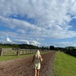Raquelle Stevens Instagram – Farm life 🐎 England