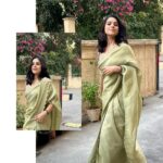 Rashmi Agdekar Instagram - Pista barfi aesthetic !! Thank you @houseofdorii for the saree 💫