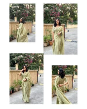 Rashmi Agdekar Instagram - Pista barfi aesthetic !!

Thank you @houseofdorii for the saree 💫