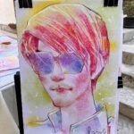 Rathanand Chanyachirawong Instagram - คงเหล่ท่อว์ #portraitdrawing บ้าน"ข้างวัด" Baankangwat