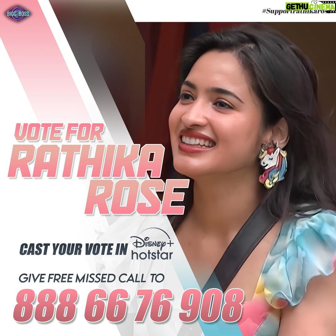 Rathika Rose Instagram - LAST DAY VOTE, HOW TO VOTE ππ» Login to Disney plus hotstar * Search Biggboss Telugu 7 * Tap on vote * Cast 1 vote to RATHIKA ROSE * Give 1 missed call to 8886676908 (free) COSTUME BY @aishwarya_label JEWELLERY BY @aanvitrends #rathikarose #biggbosstelugu #bigbosstelugu #biggboss7telugu #biggbosstelugu2 #starmaa