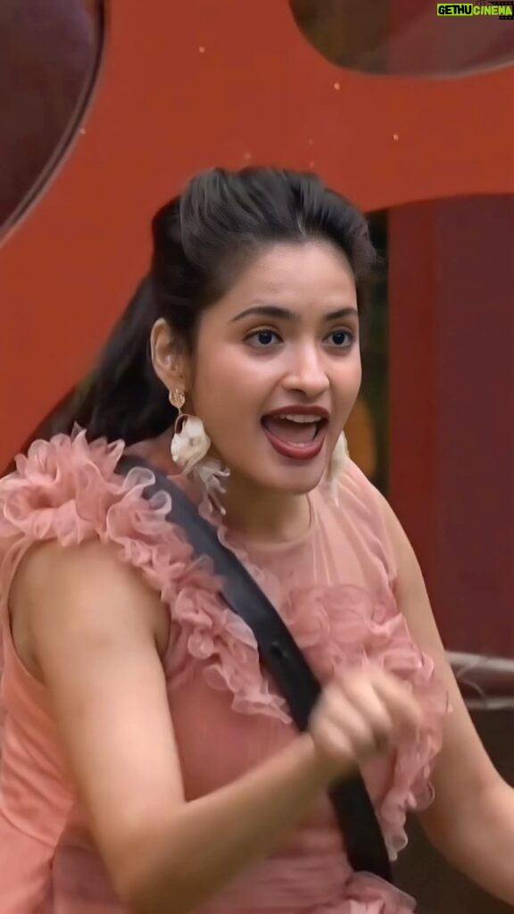 Rathika Rose Instagram - Rathika and Teja’s comedic duo was the highlight of the game night, and their humor brought out the best in all of us, creating unforgettable moments of laughter we all enjoyed their humor immensely 😅😂 COSTUME BY : @sewinstyle_by_kc JEWELLERY BY : @aanvitrends #rathikarose #biggboss7telugu #biggbosstelugu #bigbosstelugu #starmaa