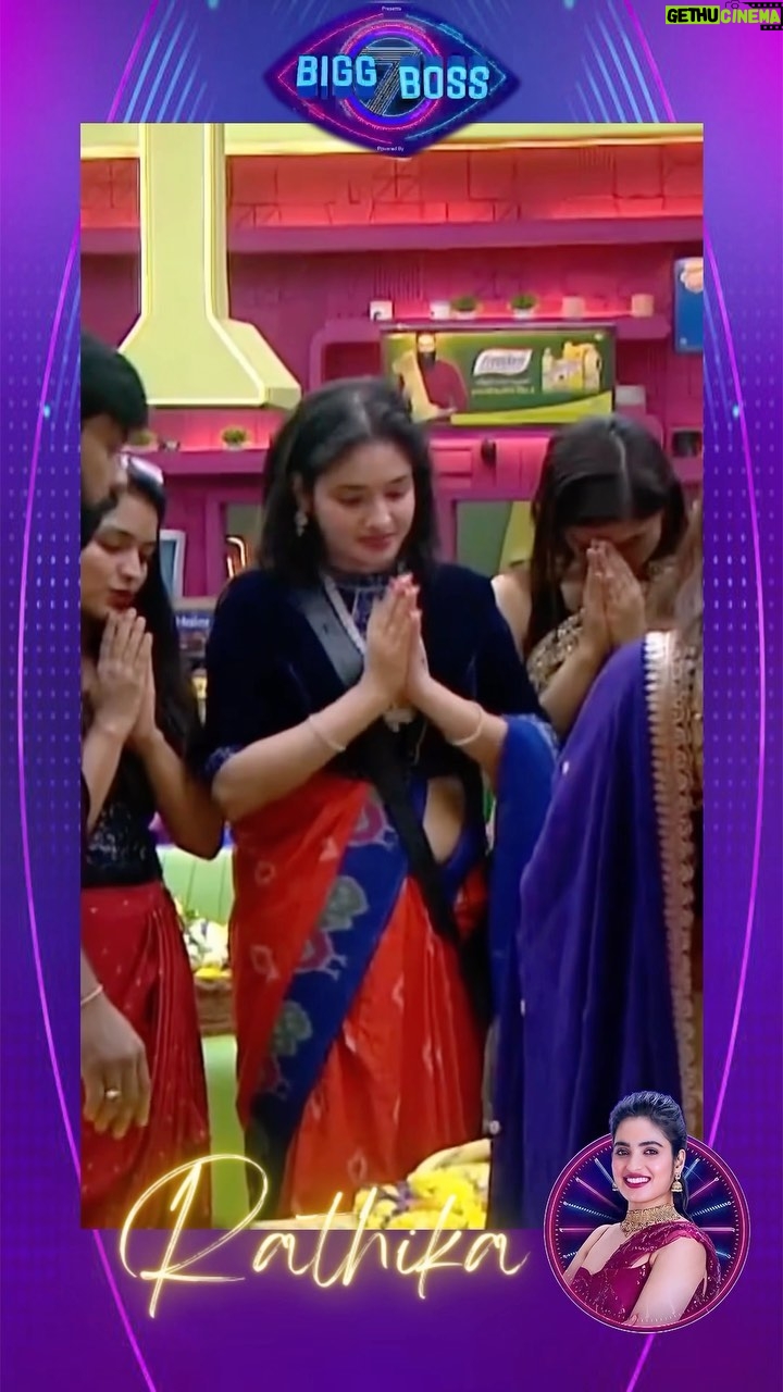 Rathika Rose - 39.9K Likes - #festivevibes in #biggbosstelugu7 house !!
After a heated Monday, Good to see all of them coping up to celebrate the divine #ganeshchaturthi in such a beautiful way.
May the Lord Ganesha bless each of them and all of us.
#happyganeshchaturthi #vinayachavithi #jaibologaneshmaharajkijai #ganapathibappamoriya #talented #rathika #keepsupporting #loveyouall