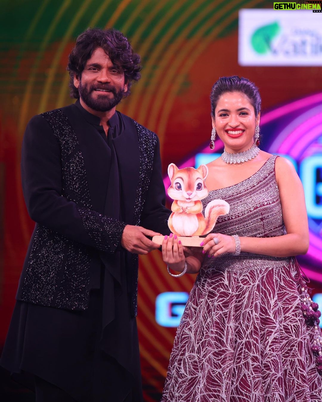 Rathika Rose - 65.4K Likes - Over 7 yrs of my industry career started with lot of struggles and phases this is the first special Award I received till date ! It’s just a beginning I take this as a positive kick start for more and more awards coming my way ! Thanks for everyone who supported and voted for me ! It’s a beautiful journey with flaws and challenges! It made me more stronger mentally and emotionally than ever before ! #rathika #rathikarose #biggboss #BiggBoss #BiggBossTelugu #BiggBoss7Telugu
#BiggBossSeason7 #BiggBoss7TeluguUpdates
#DisneyplusHotstar #Hotstar #Starmaa #Trending #TrendingReels #Explore #Viral #ViralReels #Instagram
#biggboss #biggboss7telugu #starmaa #maa @starmaa @endemolshineind
Desginer :- @neerusprive @neerusindia @avnish003
Styled by :- @navneeth_bhansali
Jewellery :- @fashioncurvee @aditi_collection