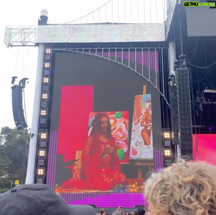 Raveena Aurora Instagram - very grateful to be in this iteration of life , very grateful to be of magic and around it all the time 😍 Outside Lands Music Festival