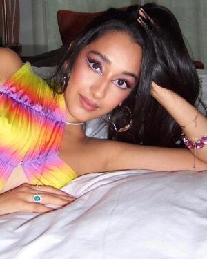 Raveena Aurora Instagram - Last night b4 the show ….. ‧₊˚🖇️✩ ₊˚🎧⊹♡ @natasianart 
photos and makeup by @virtual.brat