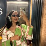 Raveena Aurora Instagram - week of mirror selfies around the world 😱 Ok let me journal and be feral and honest w u for a sec because it’s been a while since I did that . i went 2 Europe this week, and I was really resisting it because I was supposed to do vipassana at home instead (I’ve been tryna do it every month - it’s like 10 hours of meditation for a series of days) . It’s my birthday this week, a turn of a new decade .. I’ve been partly embracing it & finding myself in the happiest year of my life as I bloom & bloom into this loving loving gorgeous gorgeous joyful joyful creating creating being 🥳 🥳, and then there are parts of me that are scared and contending with growing older for the first time !! Partly bcus of how much stress is placed on a woman’s age as we grow , and this outdated stereotype that aging people only grow more out of touch, out of (capital’s !!!!!) function . It’s funny- I oscillate between feeling like a reflection of the beauty and nature around me, and then every now and then if I linger too long in the digital world I find myself questioning my features and wondering if I need to change , wondering if I’m doing enough . It’s such a sinking feeling and maybe it’s why I have to meditate such an insane amount 2 stay grounded amongst machines. Anyways so back to Europe. I was resistant and asked my angels why they wanted me to go . They led me to a Tibetan temple in London . I got to the temple and sat in the prayer room and I started to go into deep meditation, still a bit confused why I was led here . Something in me started counting all the buddhas on the wall - there were so many more than usual !! & then I counted 30 TO BE EXACT !!An early birthday gift from the angels. And then they told me - WHY ARE YOU QUESTIONING THE PERFECT ORDER OF THINGS ? They said- “we made the most beautiful, perfect, divine , free vessel for your soul and we have a divine plan for u- why are you holding onto your twenties, why are you resisting the perfect path forward ??” And then I got flashes of the next decade and it was SO bountiful. I saw my future babies, I saw all the success and abundance, I Saw myself only becoming more warm, beautiful, knowing , strong with age😍 London, United Kingdom