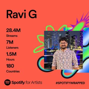 Ravi G Instagram - Thank you all for the love and support 🙏  #spotifywrapped 2023  @spotifyindia