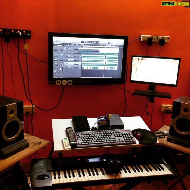 Ravi G Instagram - Work place ..