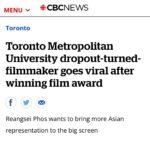 Reangsei Phos Instagram – had the pleasure of talking about my film talisman ✂️🧅🐈‍⬛ @hypebeast @vice @cbctoronto @thetorontostar