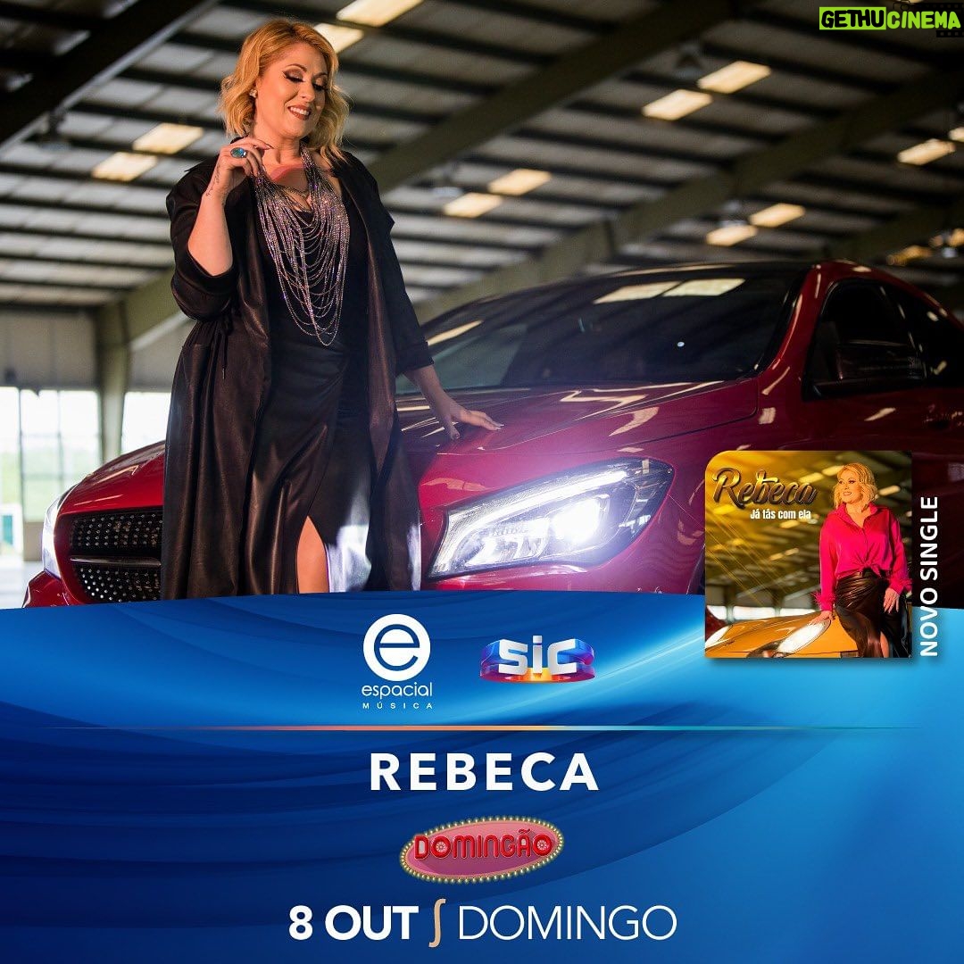 Rebeca Instagram - Já daqui a pouco na sic Domingão quem está desse lado? Medley ❤️