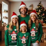 Rebeca Instagram - Eu já escolhi a roupa para a família na noite da consoada 🎄😍😍 e tu de qual gostas mais? Podem visitar a loja @colares_de_catia_prata e podem até escolher as prendinhas de natal 👌😍🎅 🎄