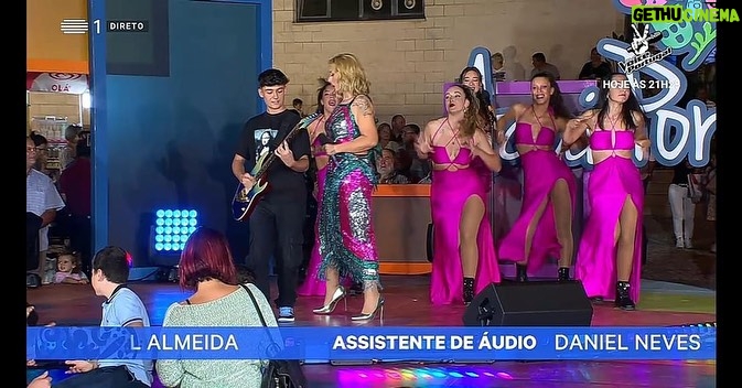 Rebeca Instagram - Hoje foi assim no Aqui Portugal RTP em Pombal 🥰 obrigada pelo carinho 🙏❤️