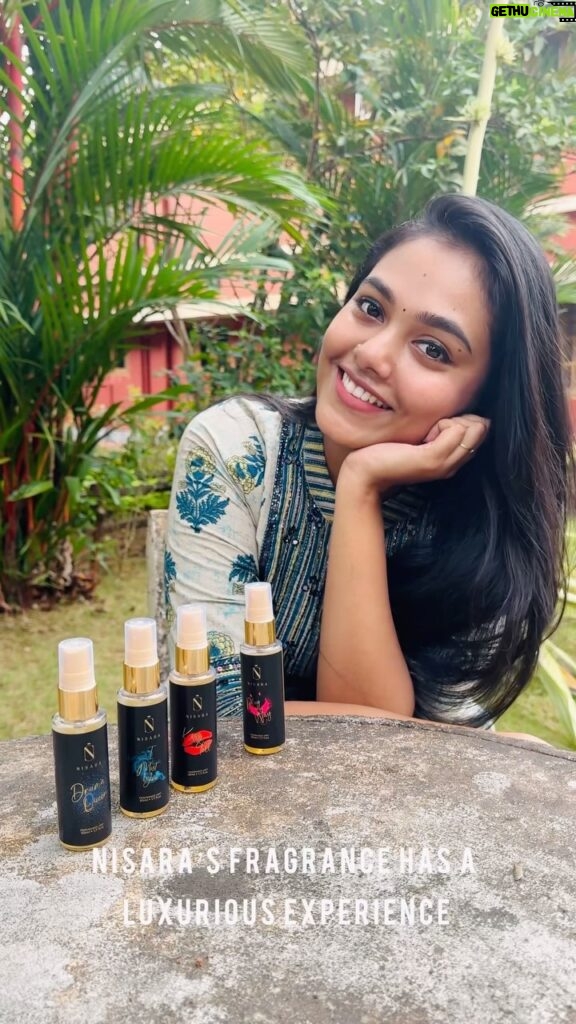 Rebecca Santhosh Instagram - Celebrating my bestie’s birthday and I came across the ultimate gift for her! 🎁 Discovered this fabulous gift set from Nisara – a collection of unique, pretty scents ranging from floral 🌸 to fruity 🍑 to woody 🌲, catering to every mood. What caught my eye? The quirky names like Drama Queen and I Mist You – it’s like all your feelings wrapped up in one box! 💖 My friend absolutely adored this gift set and the personal touch of my handwritten note. Because, let’s be real, gifting is all about spreading love and emotions to make someone feel truly special. 👭✨Highly recommend this as your go-to gift option💖 Have you found your perfect gift lately? Share your faves below! 👇 #GiftIdeas #BirthdayJoy #NisaraBeautyMagic #LuxuryForAll #NisaraPerfumes #Perfume #FYP #GRWM #Trending #NewYear24 #FragranceMagic #SignatureScent